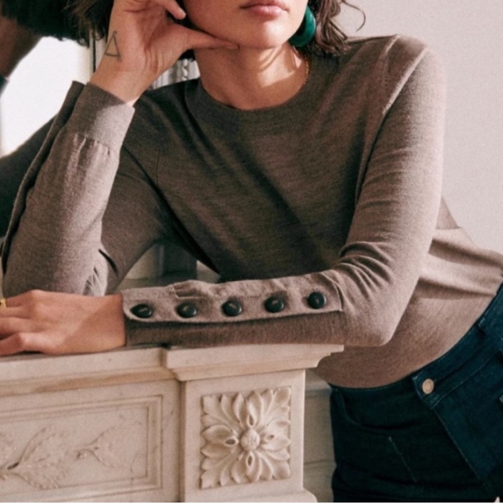 Sezane Paulo Merino Wool Jumper size S